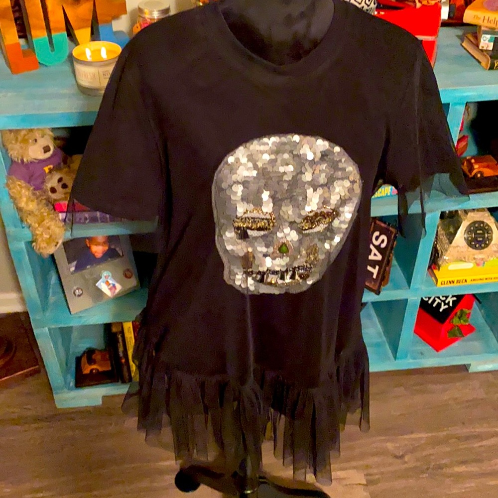 Black Peplum Top